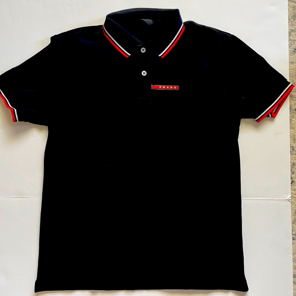 Slights Used Prada Mens Polo shirt size Medium